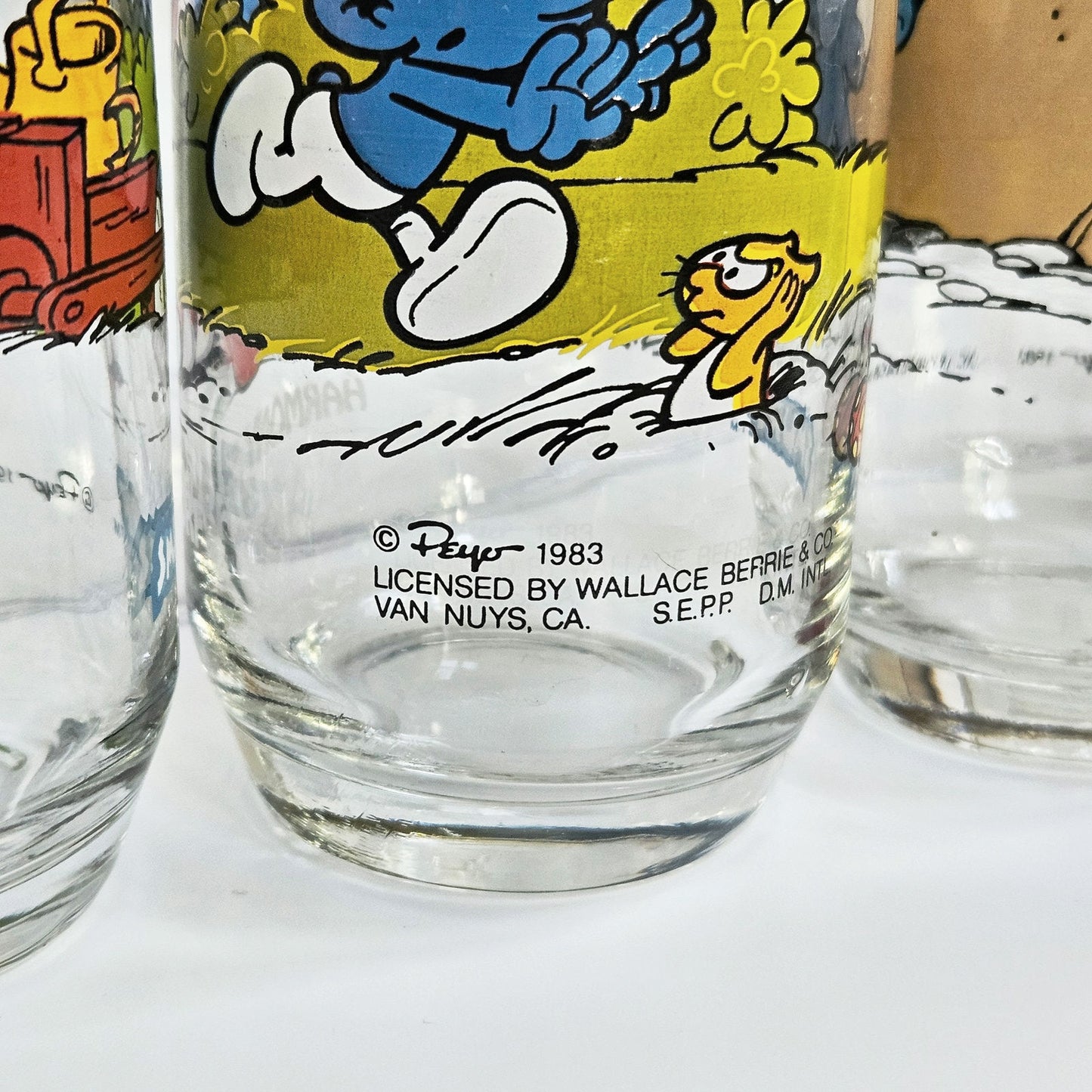 1982/83 Smurfs Glasses