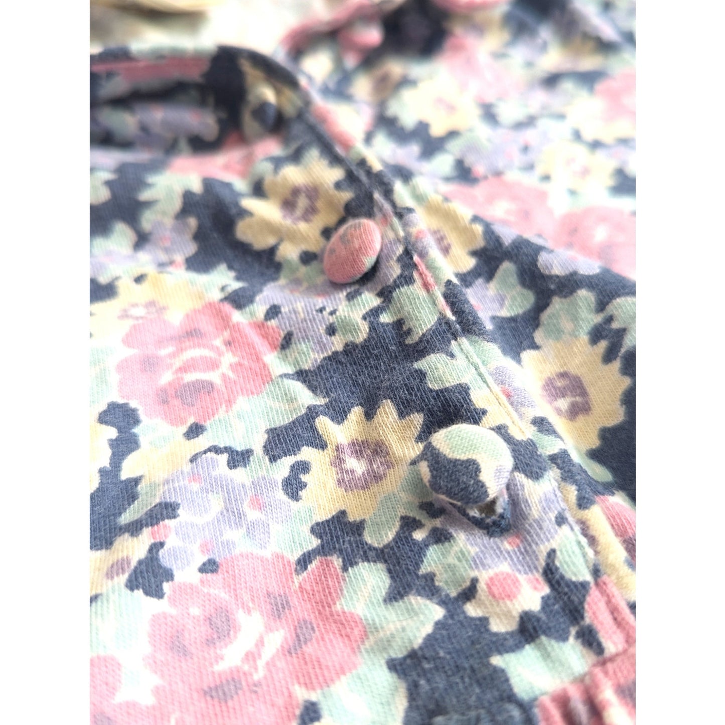 Vintage Laura Ashley Mother & Child Girls Floral Dress | 5-6 Y | 100% Cotton