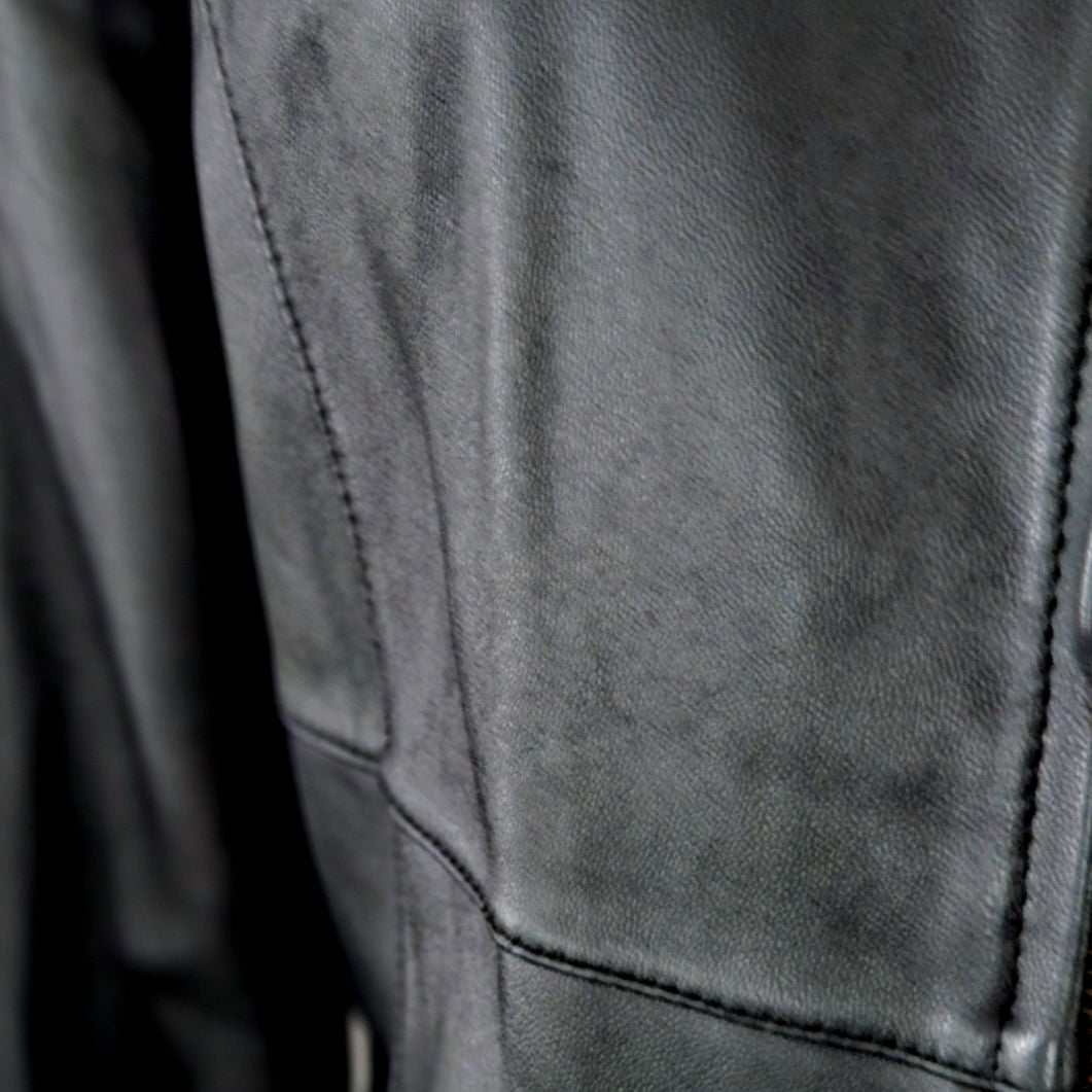 Y2K Pamela McCoy Leather Macramé Black Jacket | Women's L