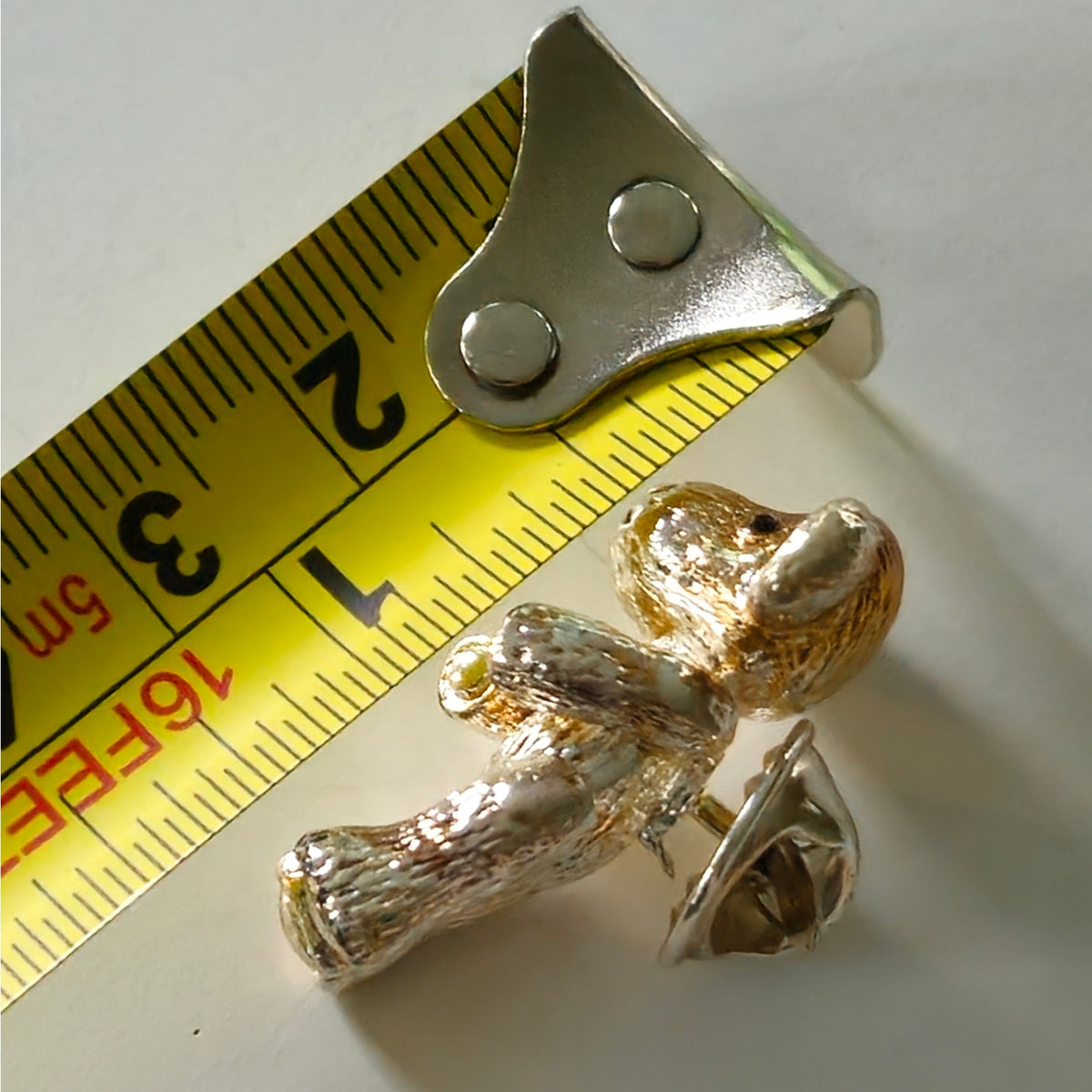 1980s Teddy Bear Lapel Pin