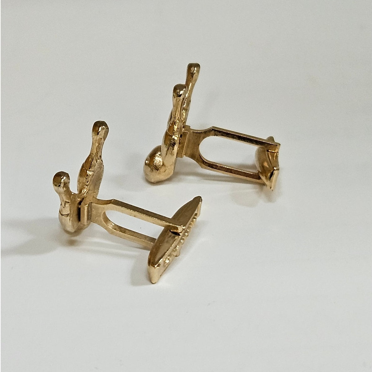 MCM Gold Bowling Cufflinks