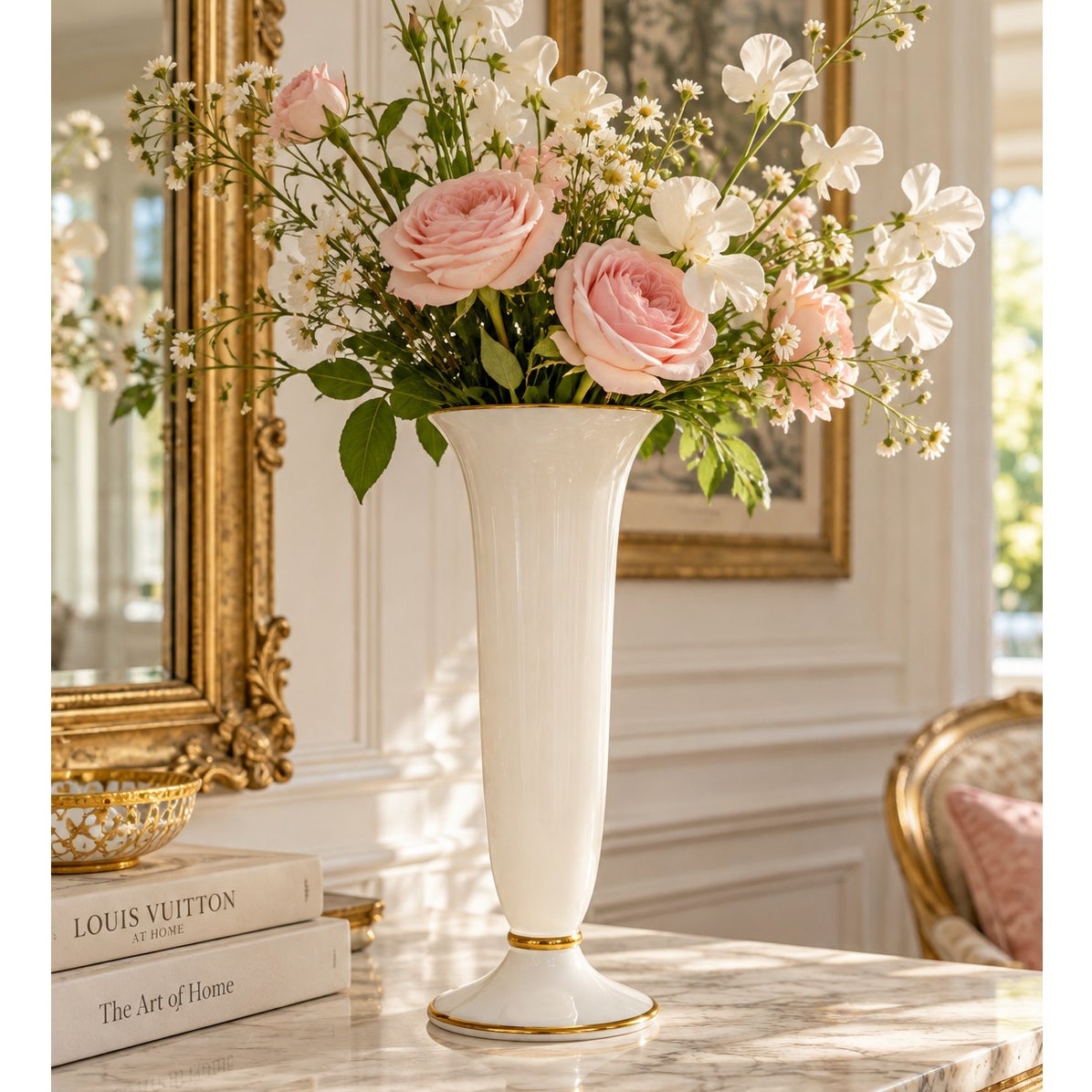 1940s Hutschenreuther LHS Trumpet Vase