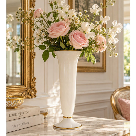1940s Hutschenreuther LHS Trumpet Vase