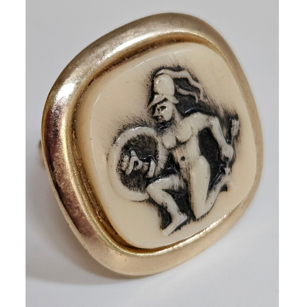 MCM Roman Warrior Cameo Cufflinks