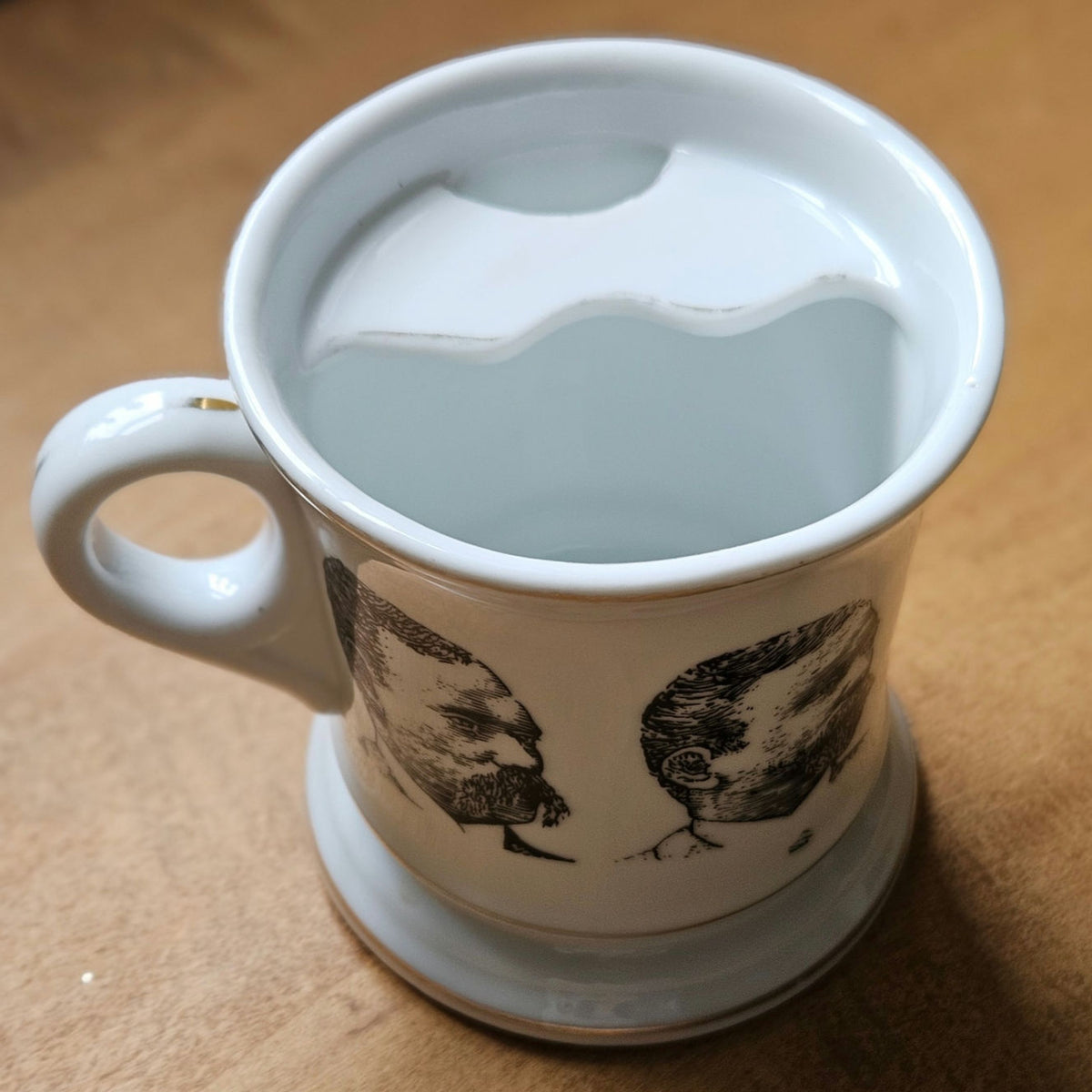 Mid-Century Viking Mustache Mug