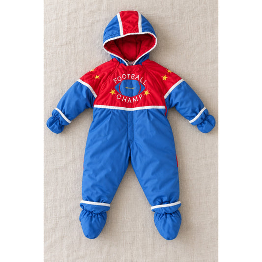 1980s Quiltex Baby Snowsuit | 18M