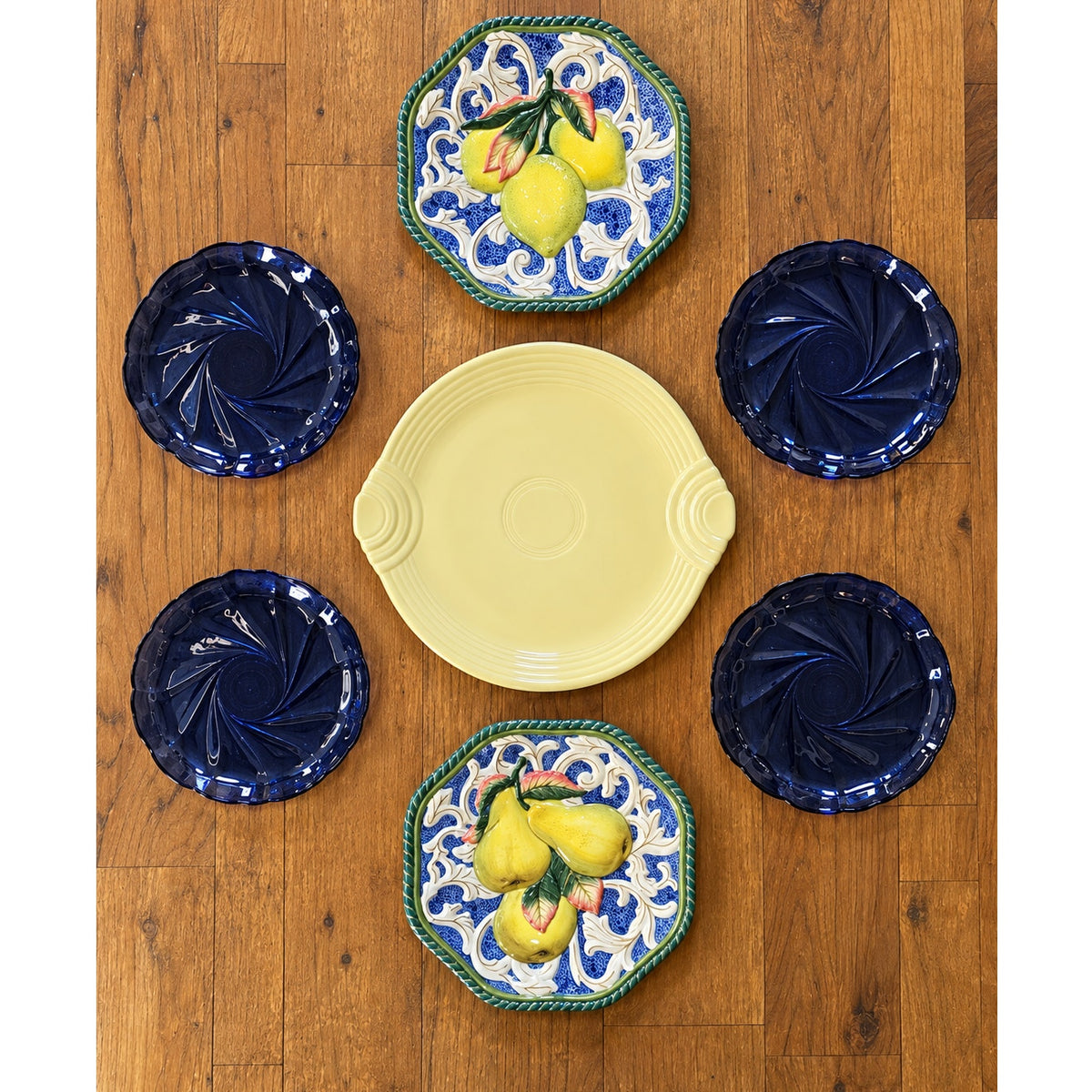 1990s Mediterranean Plate Wall