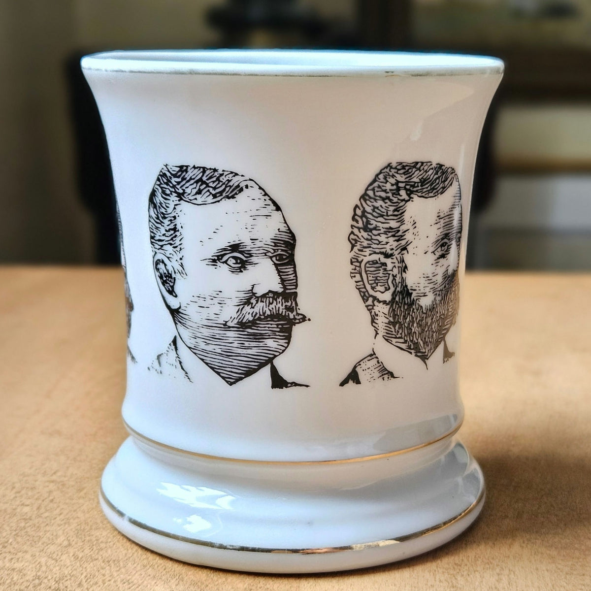 Mid-Century Viking Mustache Mug