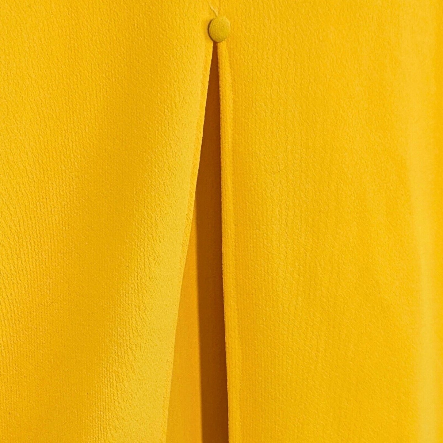 1960s Yellow Daisy Trim Flower Child Maxi Dress | Women's 10-12