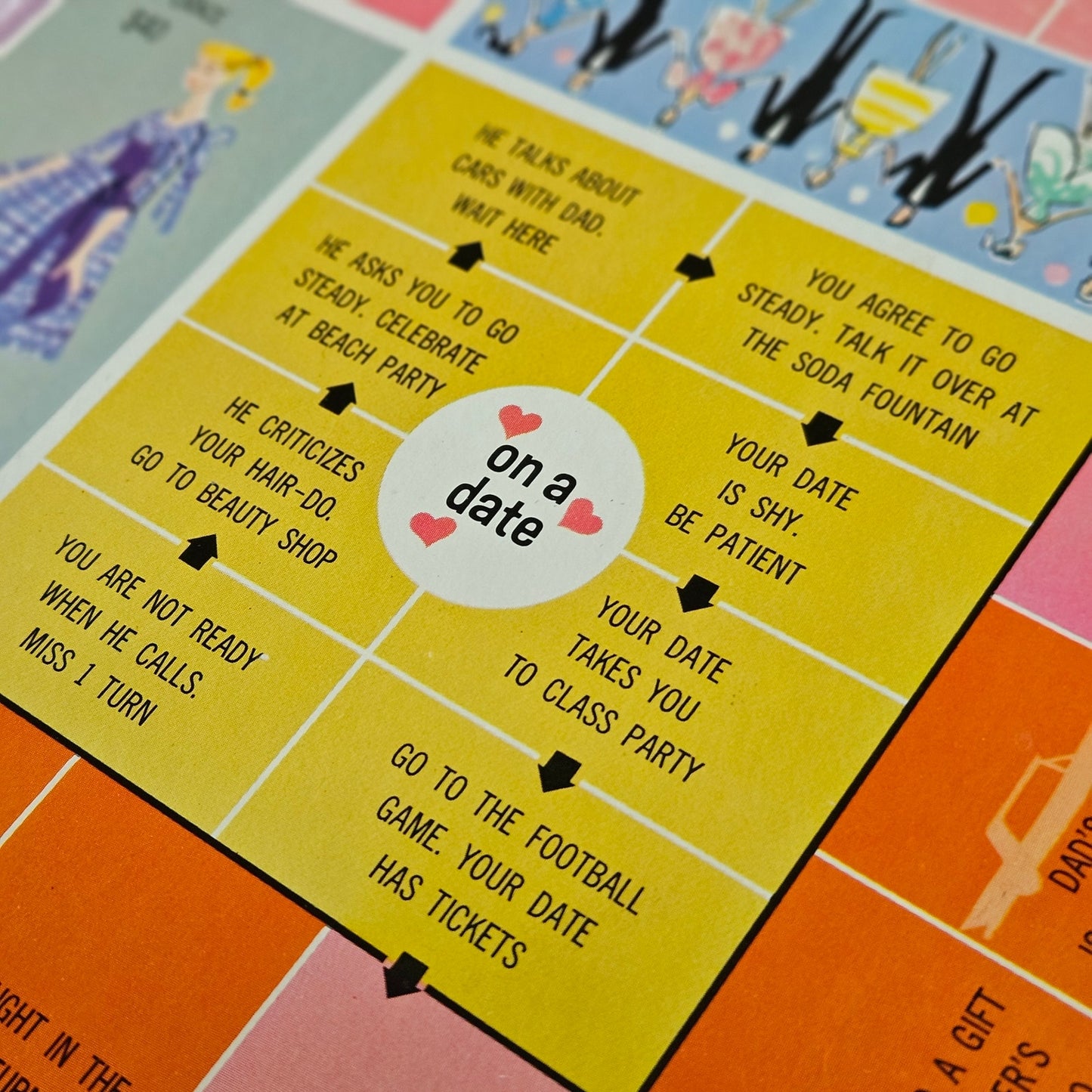 1960 Mattel Barbie Queen of the Prom Board Game