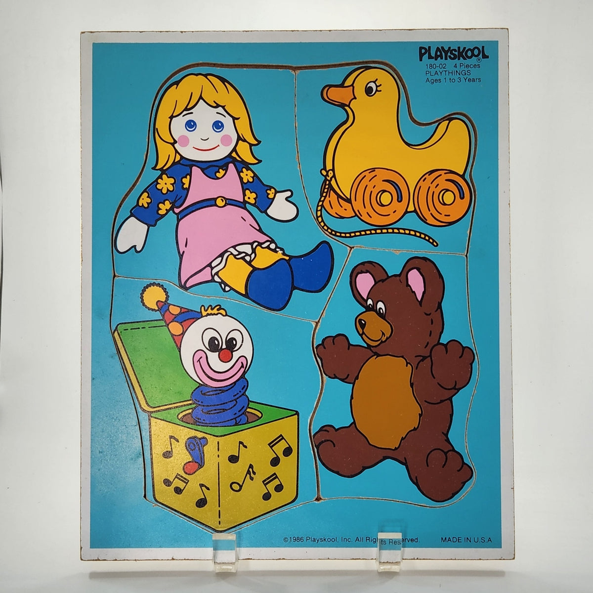 1986 Playskool Playthings Puzzle