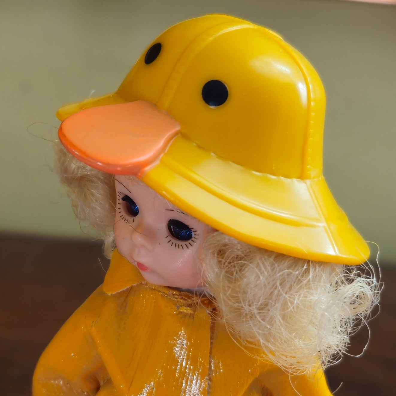 Vintage Madame Alexander “It’s Raining” Doll + UK “Things That Swim” Board Book