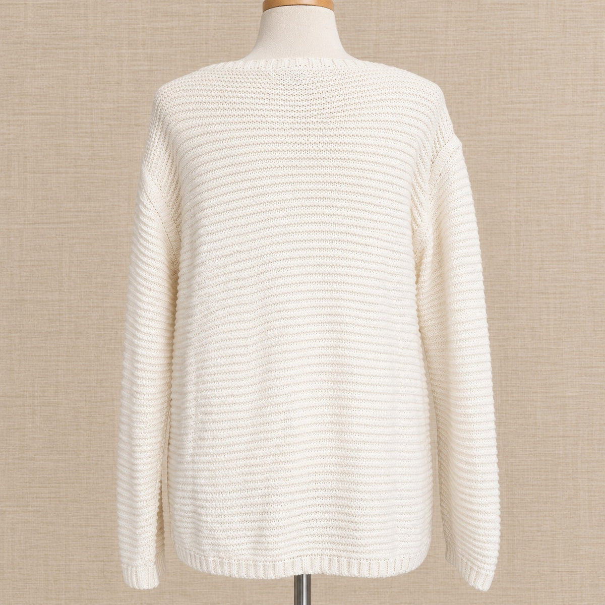 HIHO Tortola BVI Cream Alpaca Sweater | Women's M