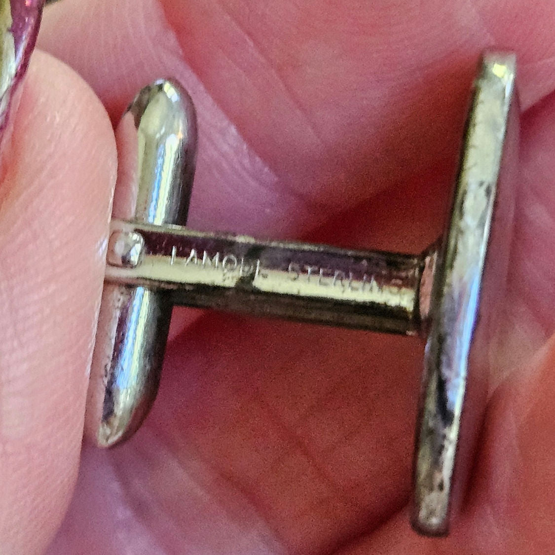 MCM La Mode Sterling Silver Cufflinks