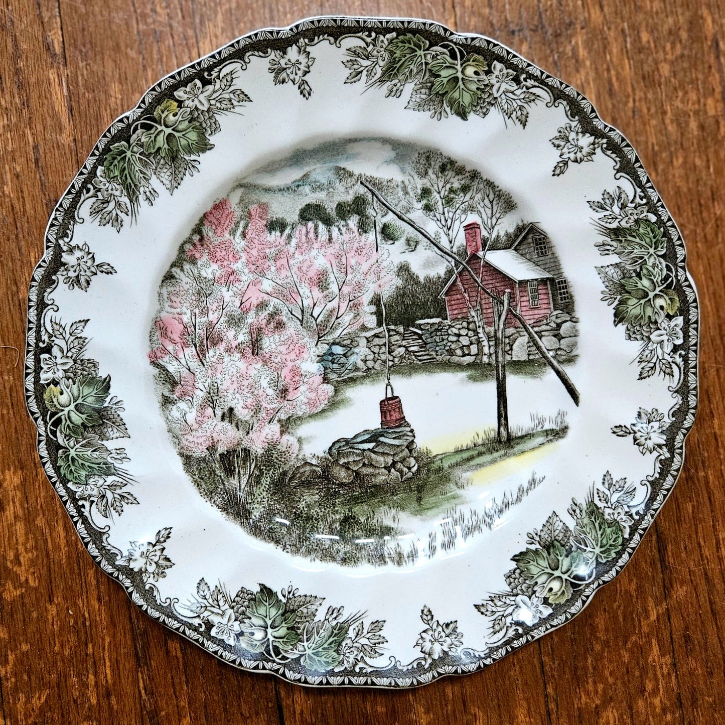 English Country Plate Wall Set