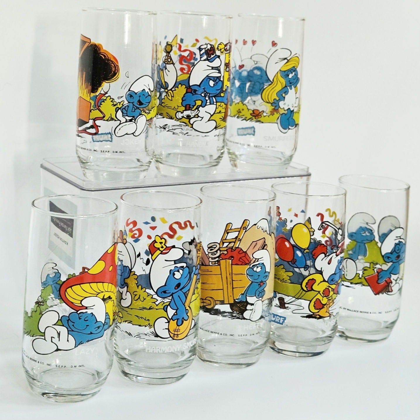 1982/83 Smurfs Glasses