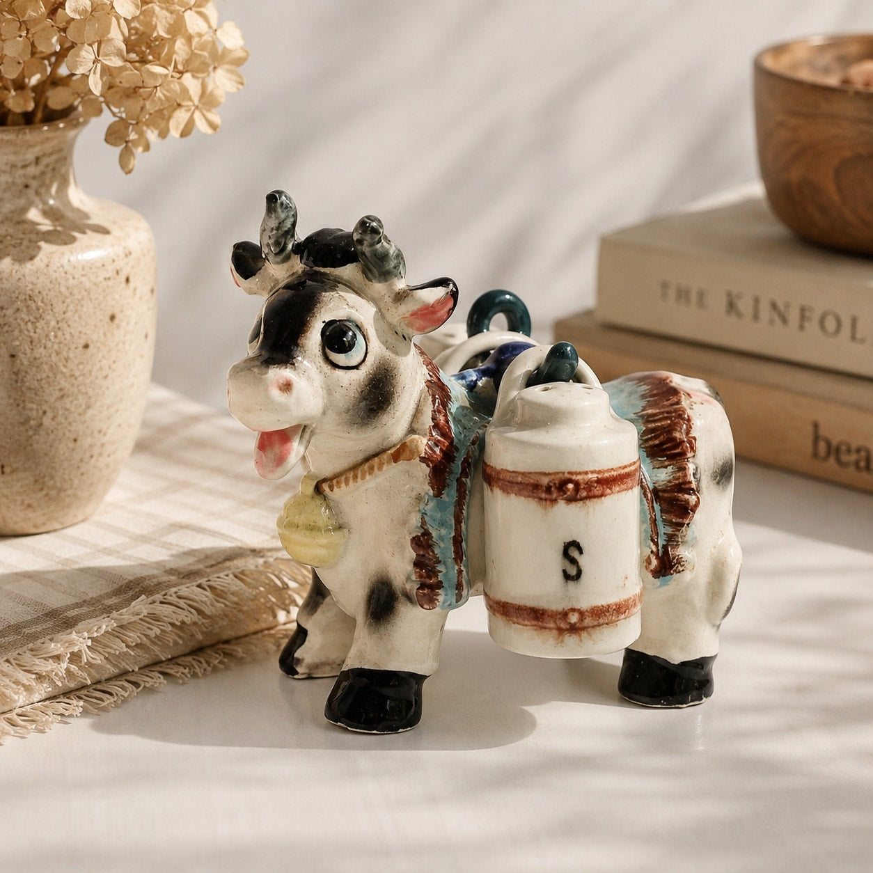 Mid-Century Japan Cow Salt & Pepper Shakers