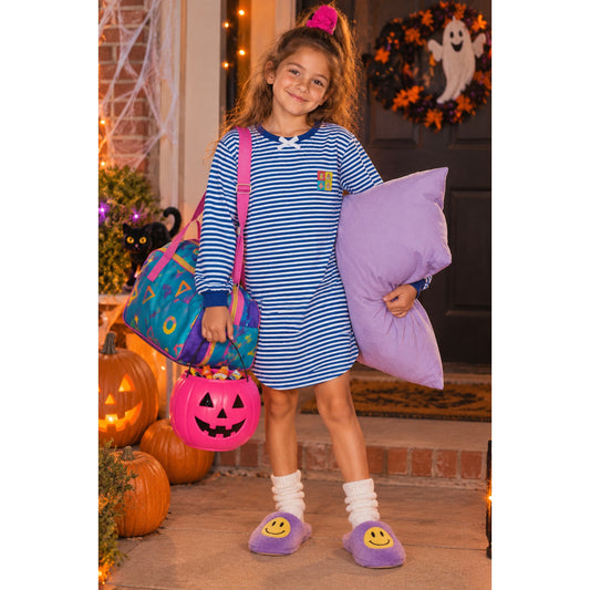 1990s Carter's Teddy Bear Lounge Dress | Girls 8/10