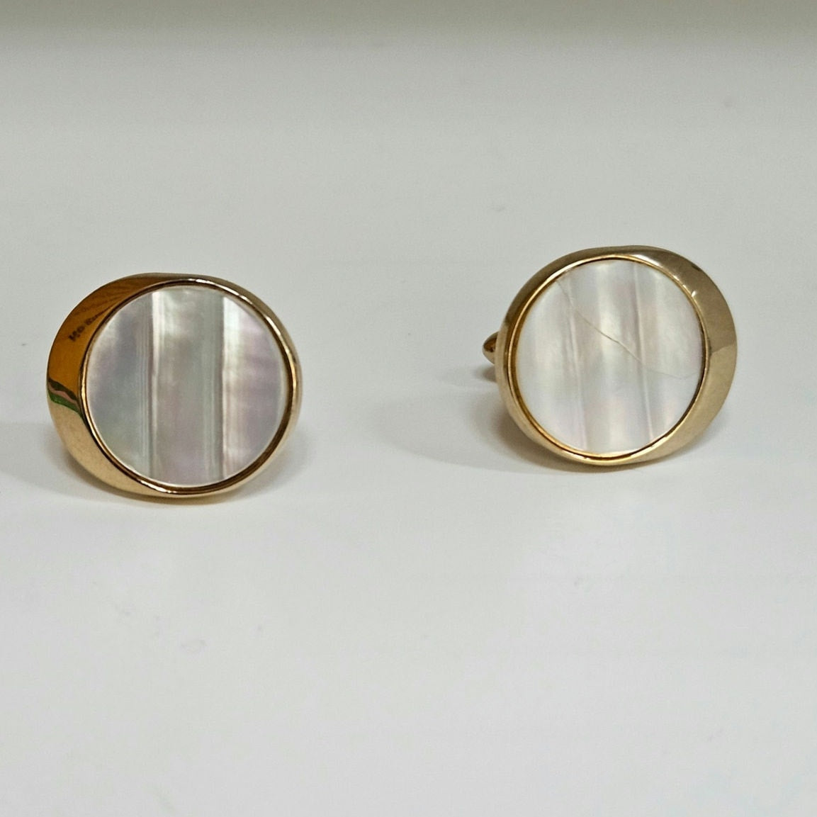 MCM Swank Mother of Pearl Cufflinks