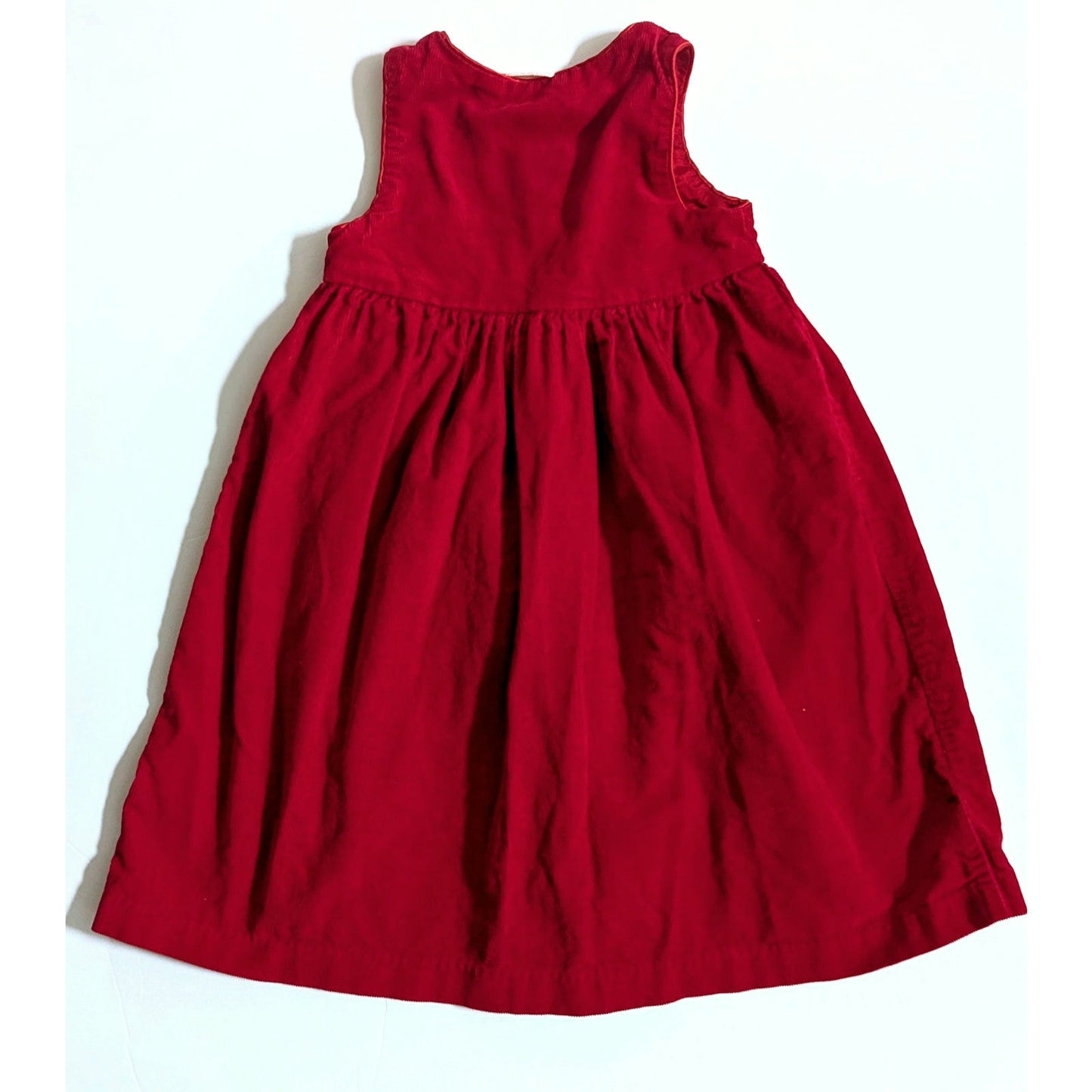 1990s Storybook Heirlooms Red Corduroy Jumper | Girls 5
