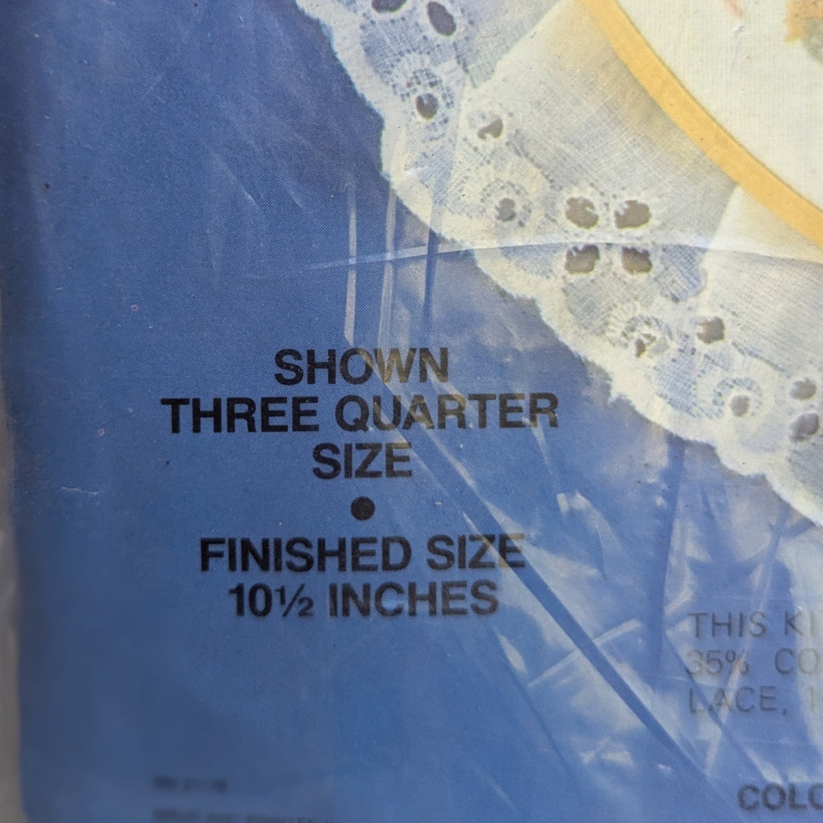 1986 Sealed Colortex Cook Bear Cross Stitch Kit