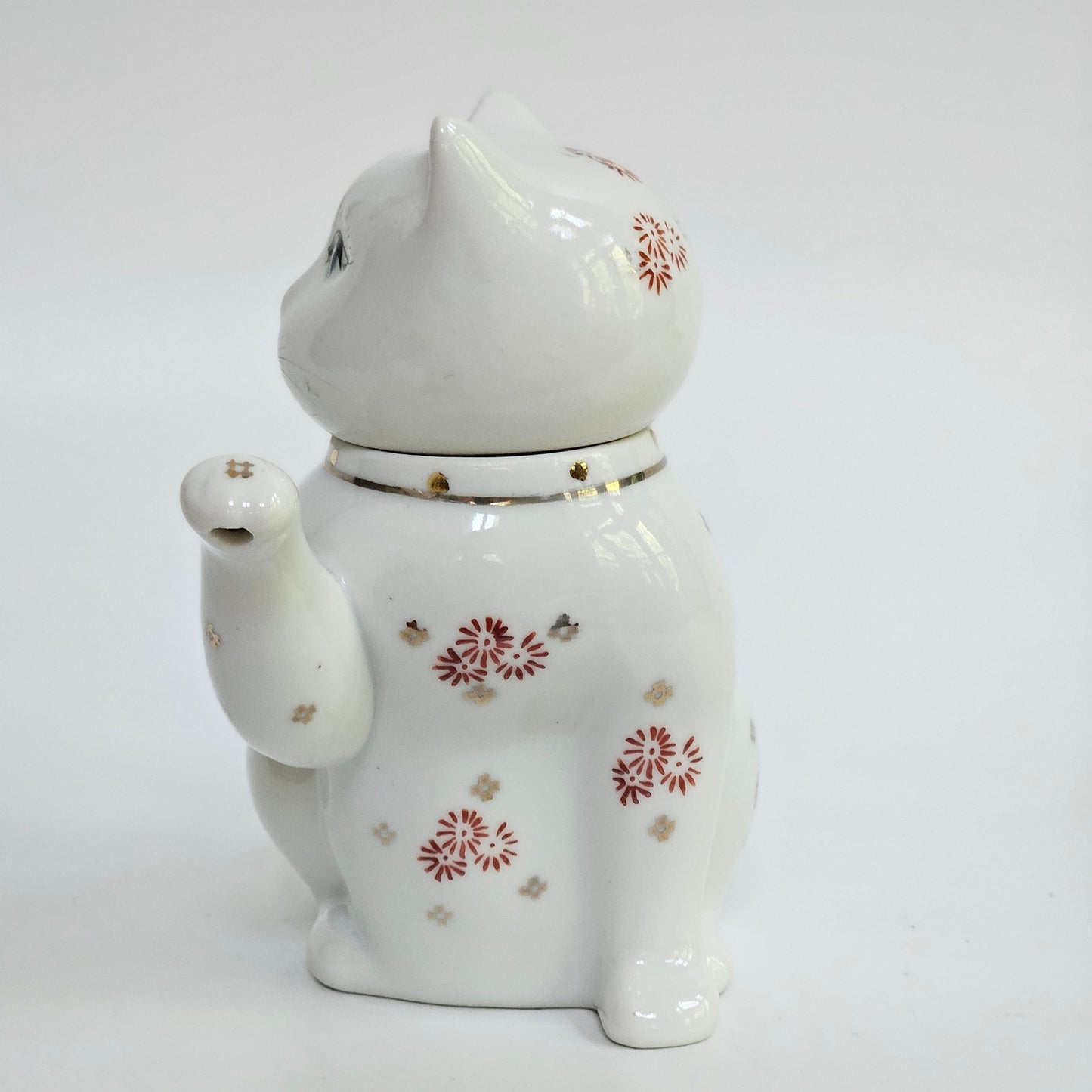 Mid Century Japanese Cat Teapot