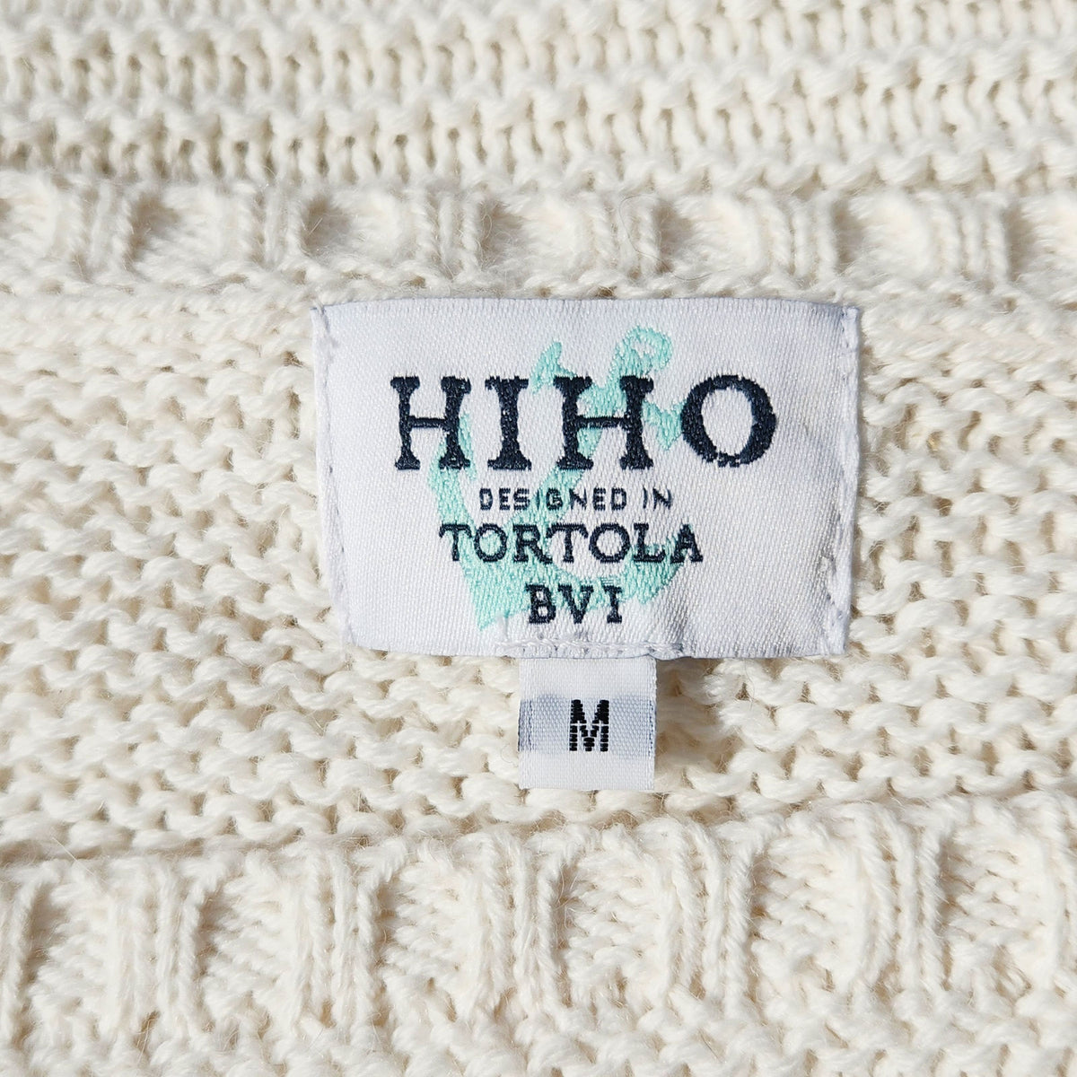 HIHO Tortola BVI Cream Alpaca Sweater | Women's M