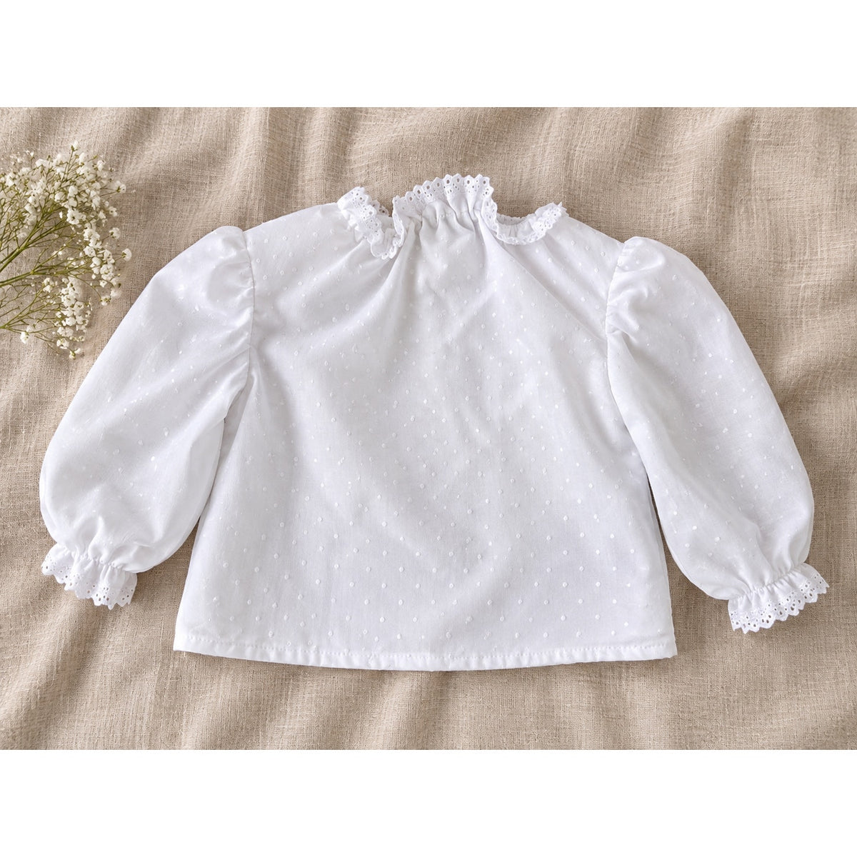 1980s Mothercare Pink Quilted Romper & Blouse | Girls 6-9M