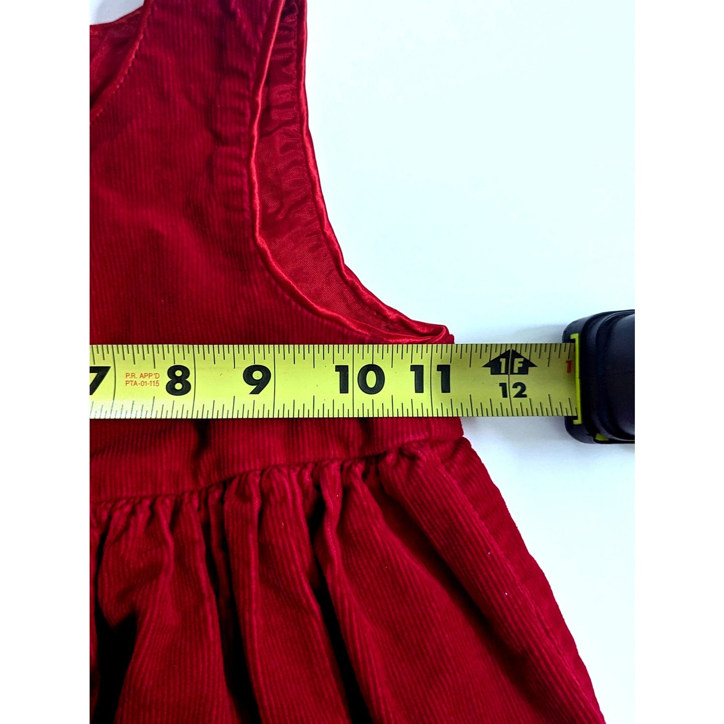 1990s Storybook Heirlooms Red Corduroy Jumper | Girls 5