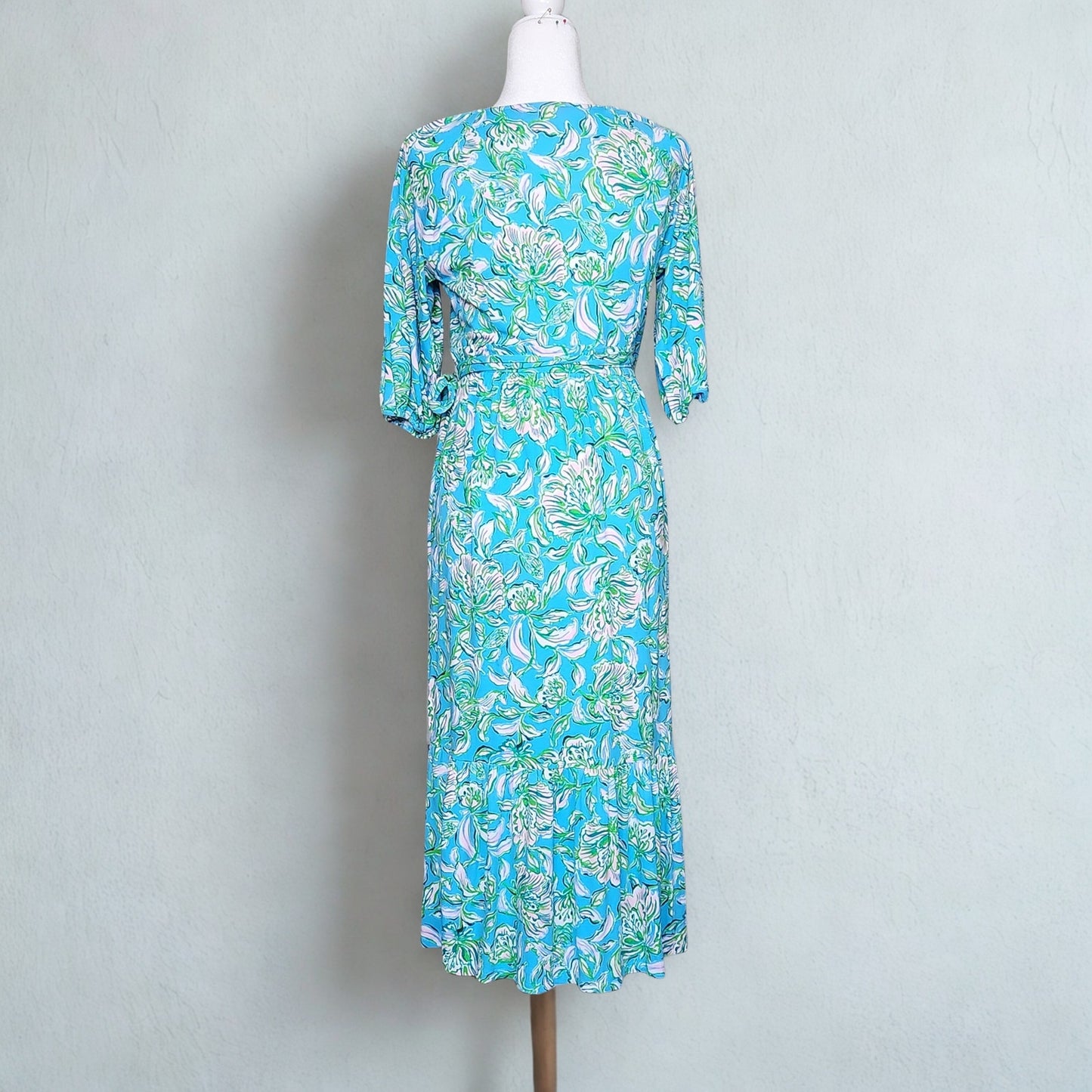 Lilly Pulitzer Midi Wrap Dress | Women's L