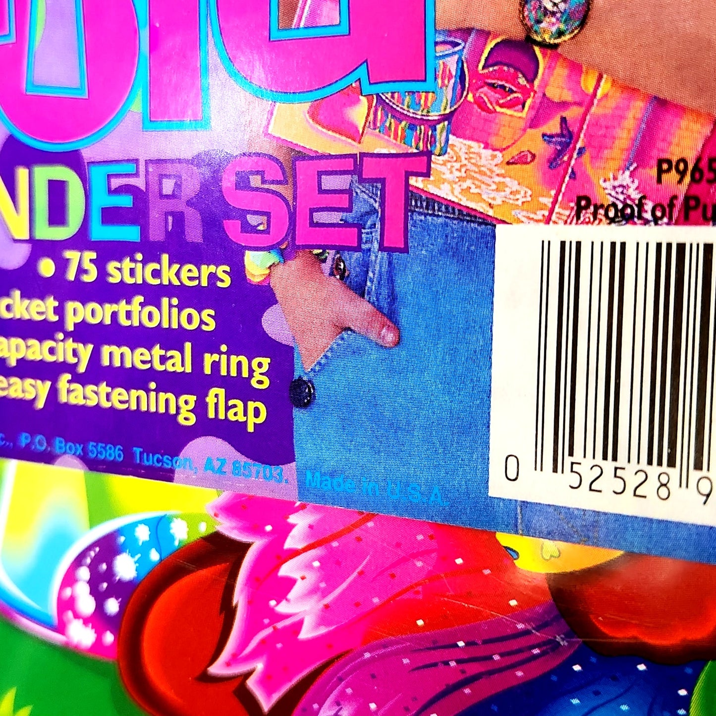 RARE Vintage Lisa Frank Cheer Bears | Unused 1990s Cheerleader Tri-Fold Binder