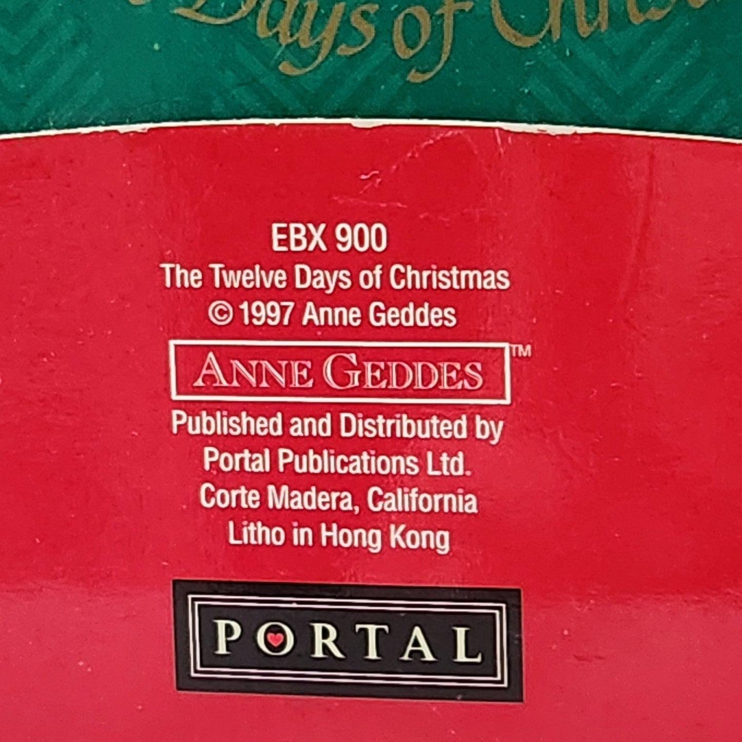 Vintage Anne Geddes Christmas Card Set | 24 1990s Twelve Days of Christmas