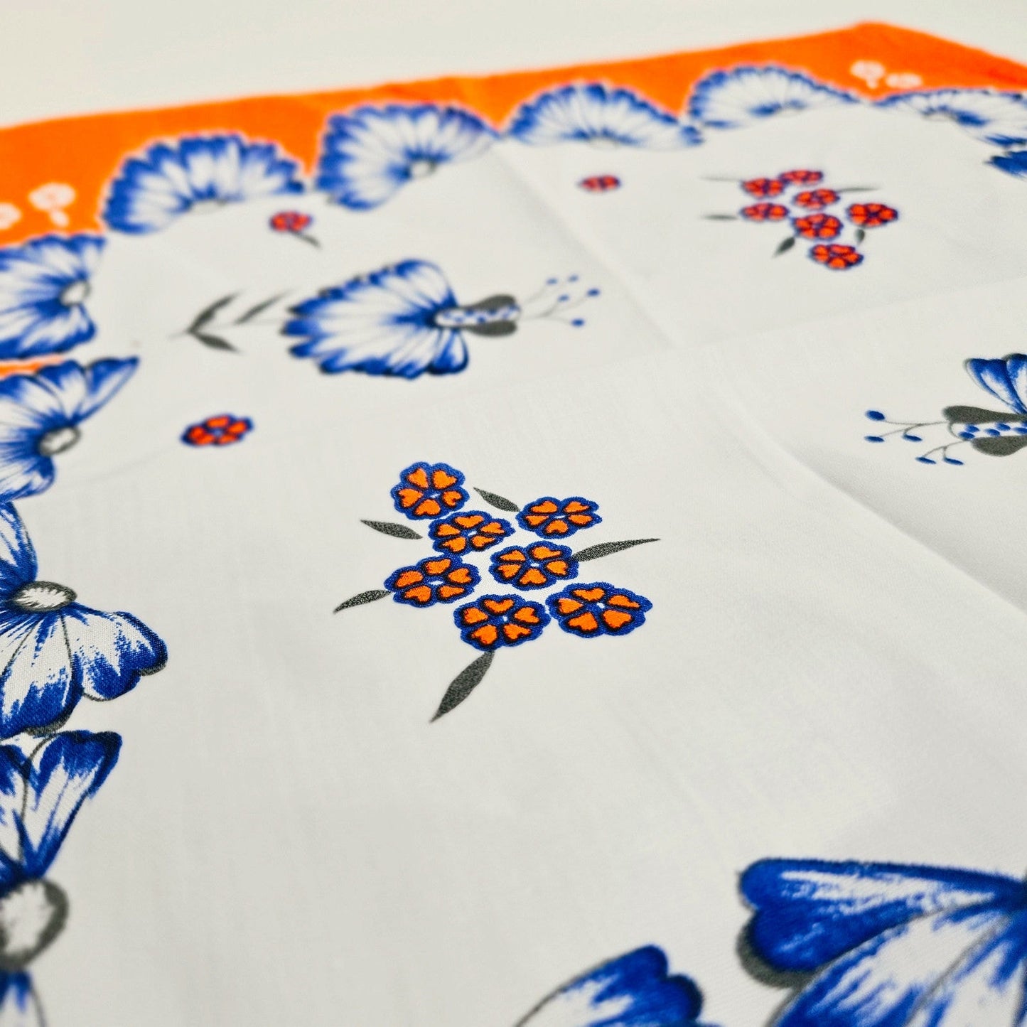 1960s Mod Floral Cloth Napkins