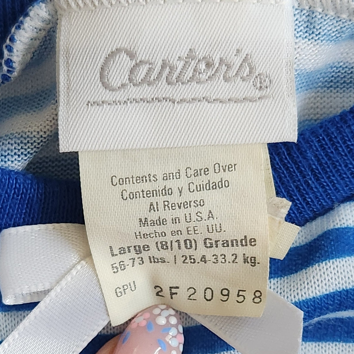 1990s Carter's Teddy Bear Lounge Dress | Girls 8/10