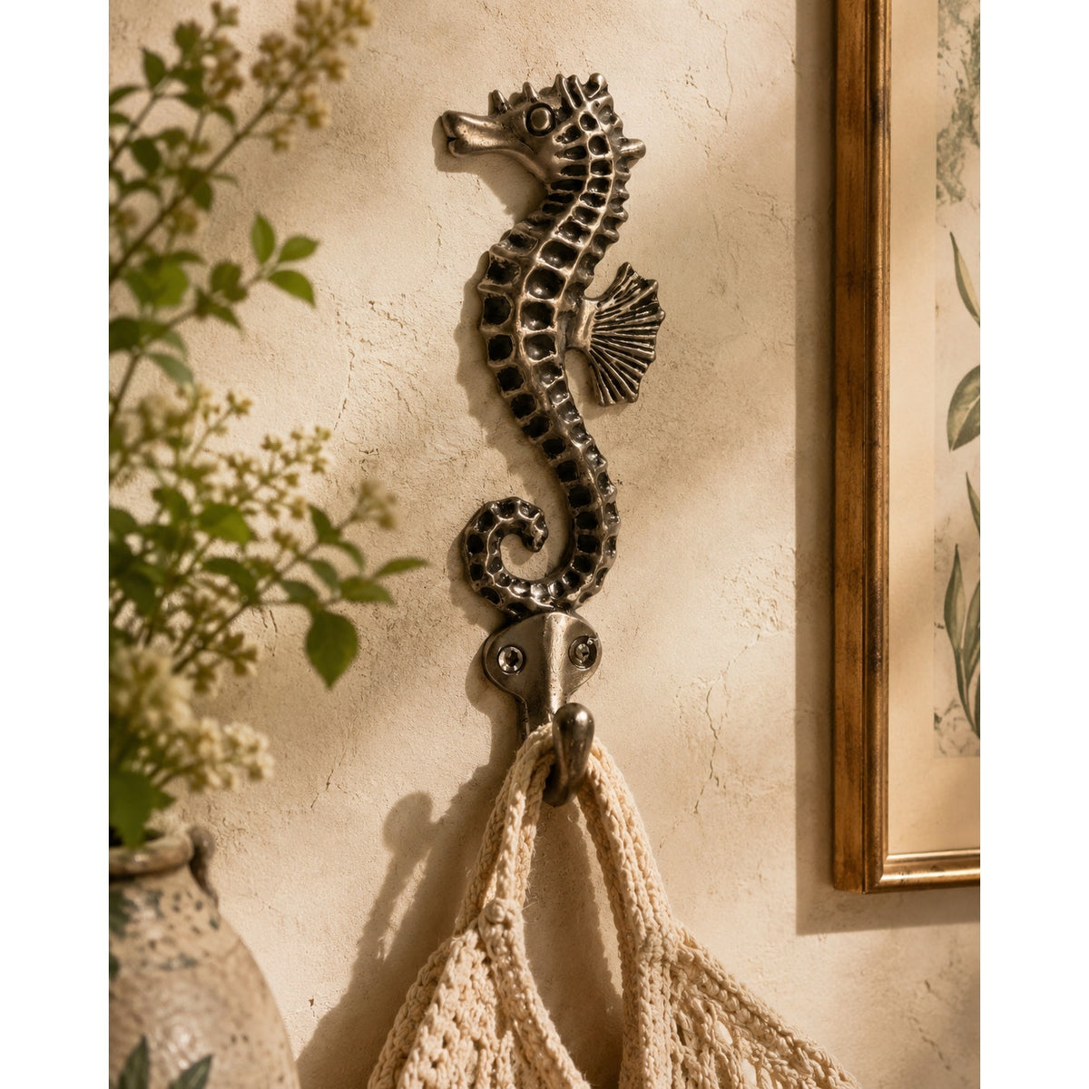 NWT Anthropologie Seahorse Wall Hook