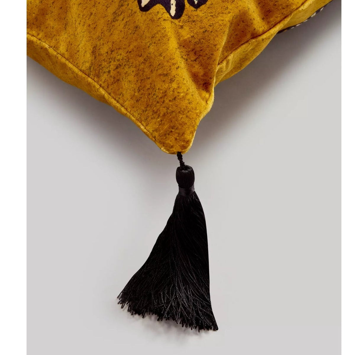 House of Hackney SABER Tibetan Tiger Gold Velvet Pillow