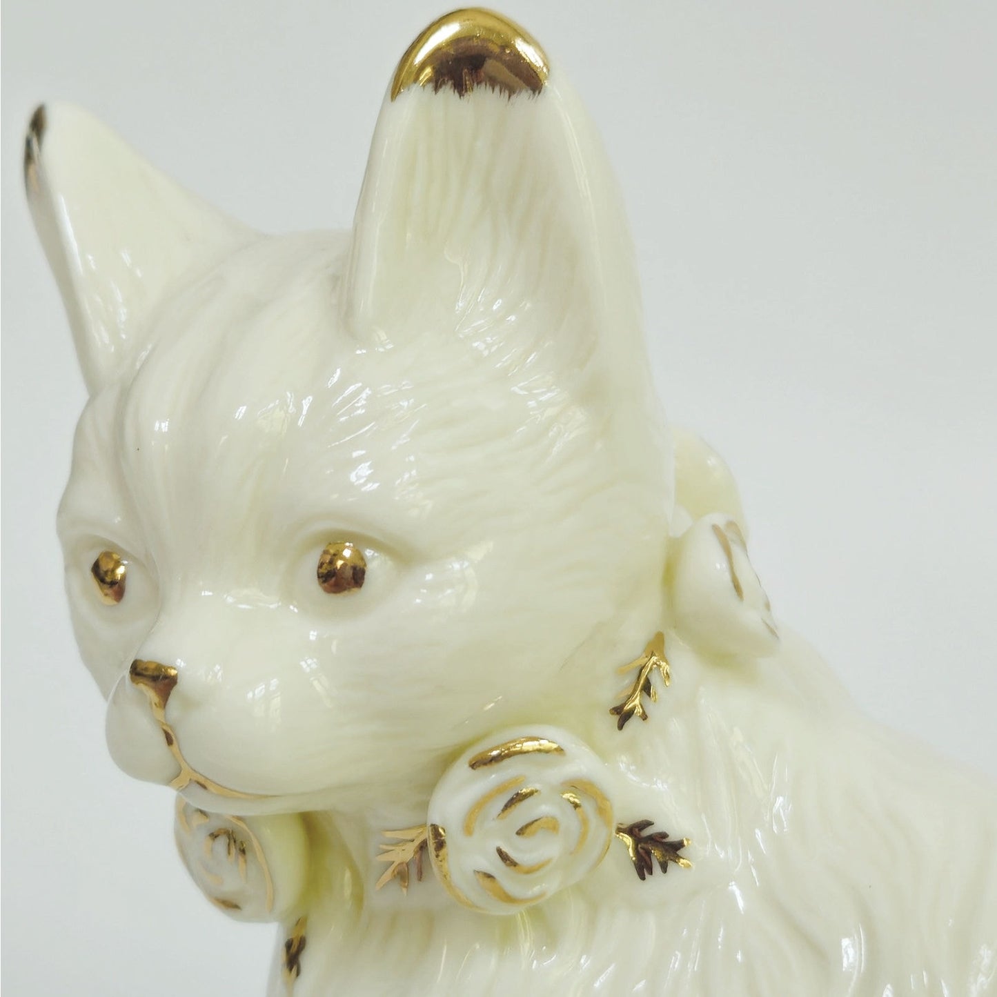 1980s Formalities by Baum Brothers Ivory Cat Figurines Pair