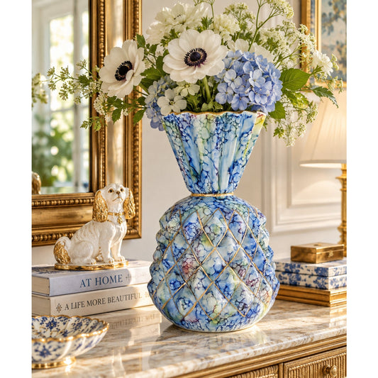 1990s C.A. Felce Italian Pineapple Vase