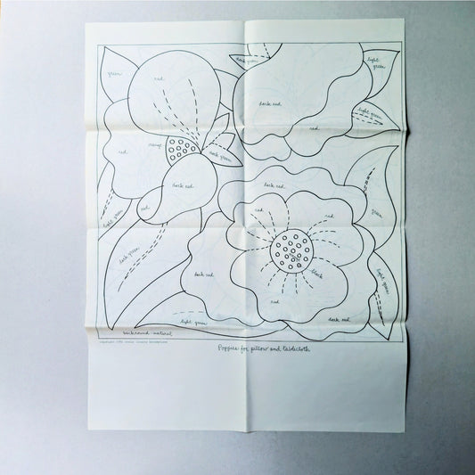 1983 Leslie Linsley Poppy Pattern