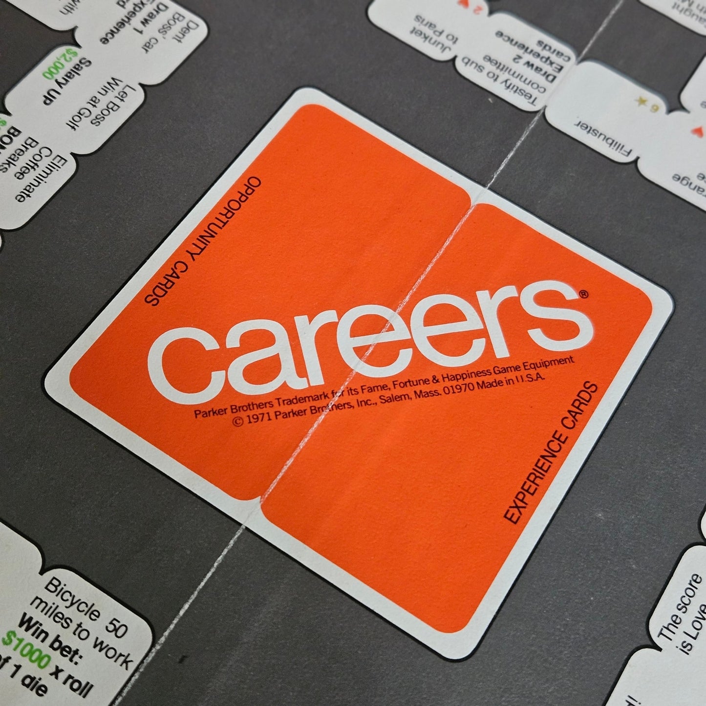 1971 Parker Brothers Careers Board Game