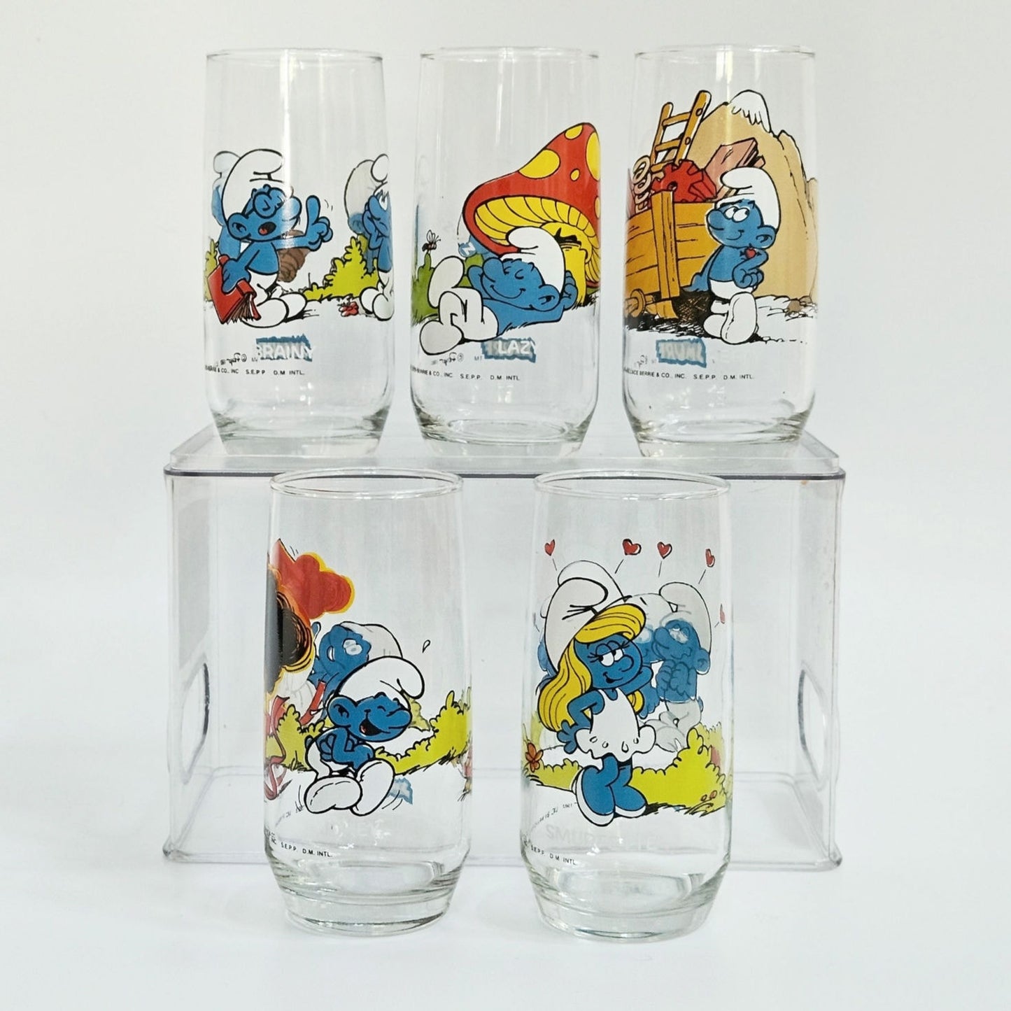 1982/83 Smurfs Glasses