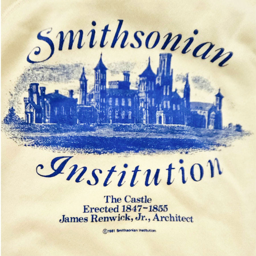 1981 Smithsonian Institution Castle Sweatshirt | Kids L 14-16