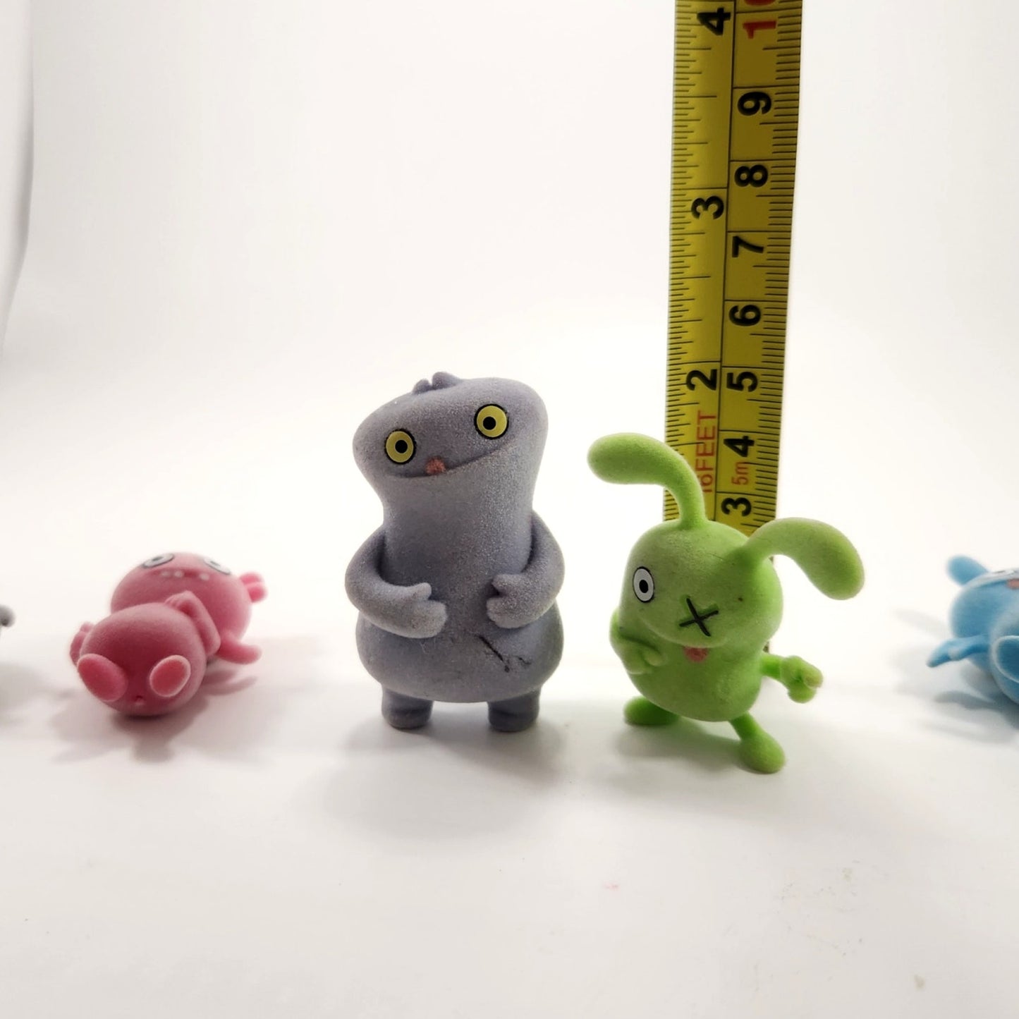 Uglydolls Mini Figures – Set of 5 Flocked Toys – Mixed Colors – Rare Characters