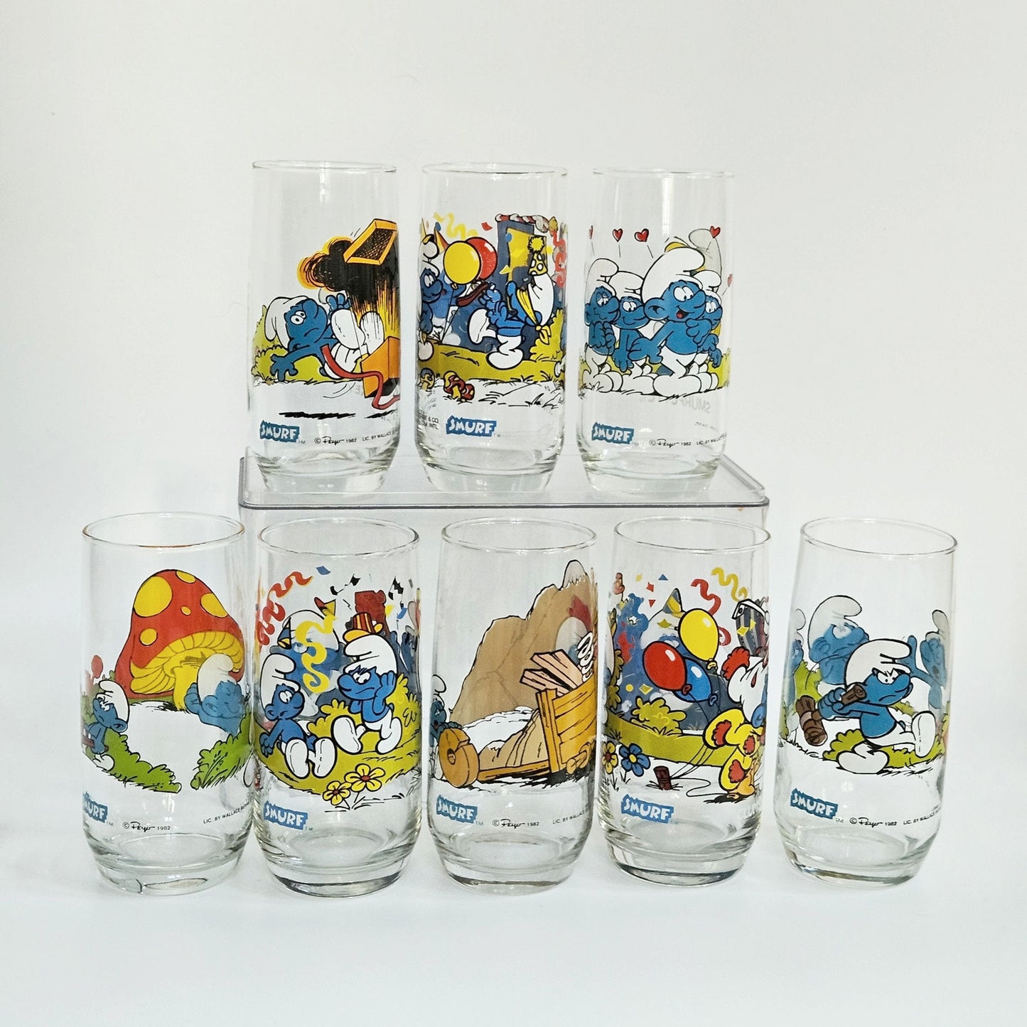 1982/83 Smurfs Glasses