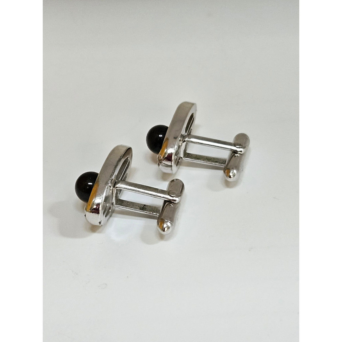 MCM Swank Chatoyant Hawk’s Eye Cufflinks