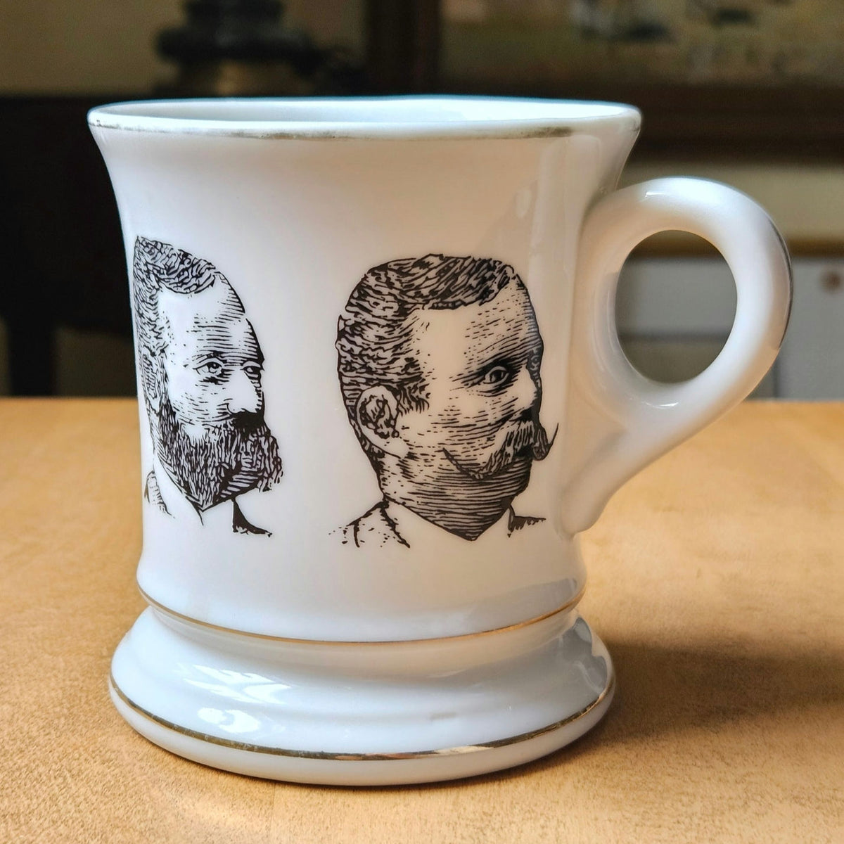 Mid-Century Viking Mustache Mug