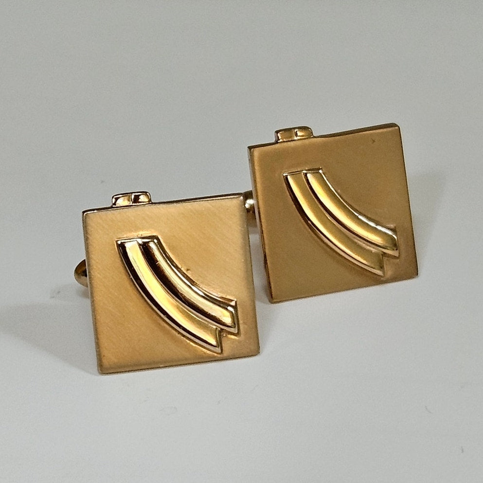 MCM Swank Gold Tone Cufflinks