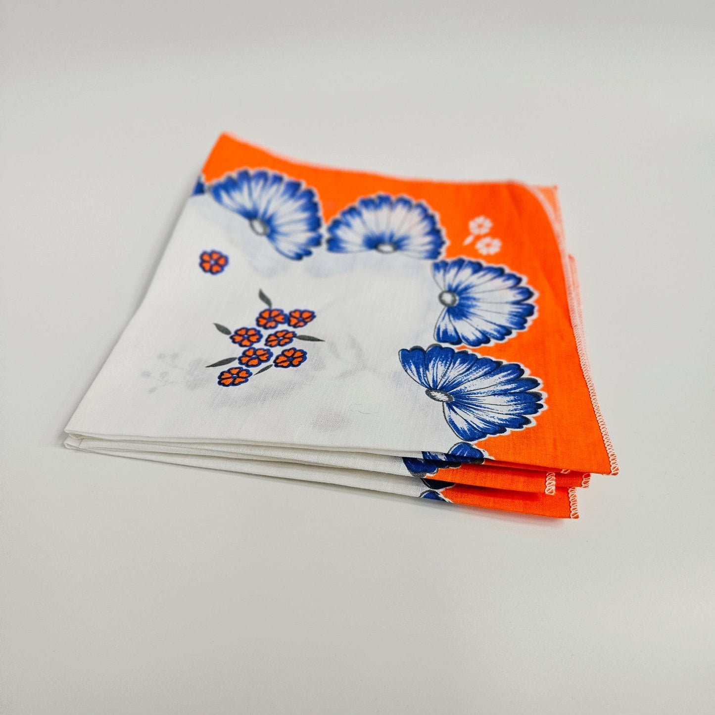 1960s Mod Floral Cloth Napkins