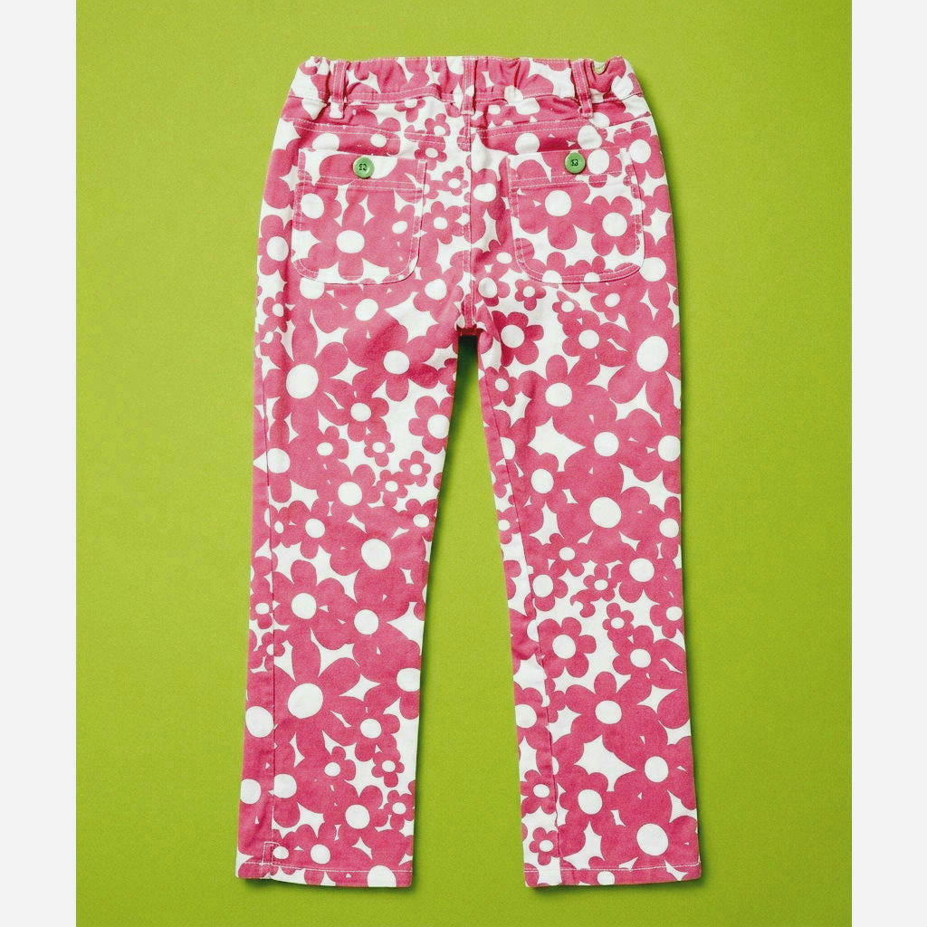 Y2K Mini Boden Pink Flower Power Pants | Girls 14Y