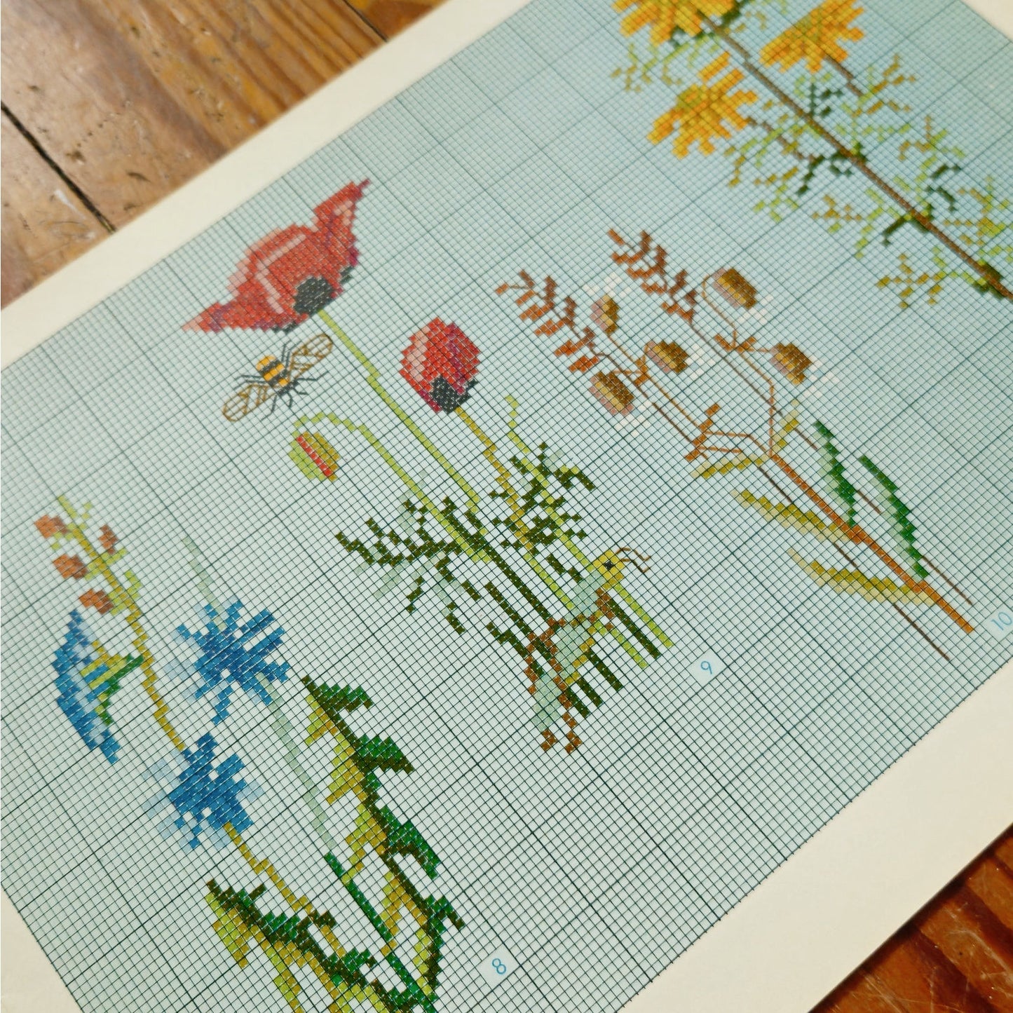 Vintage Scandinavian Cross Stitch Pattern Book | DMC Nordic Needlepoint